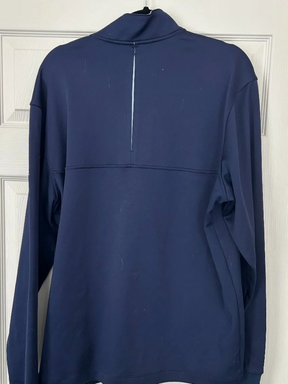 Nike Golf Dri-FIT 1/4 Zip Pullover Mens XL Navy Blue Long Sleeve Shirt